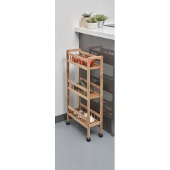Rangement De Cuisine<Gifi Resserre légumes à roulettes