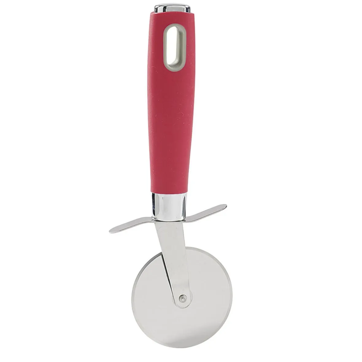Préparation Culinaire<Gifi Roulette à pizza en inox manche polypropylène rouge