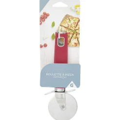 Préparation Culinaire<Gifi Roulette à pizza en inox manche polypropylène rouge