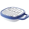 Préparation Culinaire<Gifi Râpe avec récipient en inox et plastique bleu