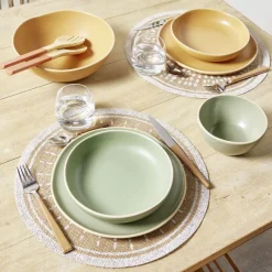 Vaisselle Et Accessoires De Table<Gifi Saladier en faïence jaune Ø25xH8cm