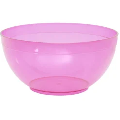 Gifi Saladier en plastique coloré avec couverts de service| Vaisselle Et Accessoires De Table