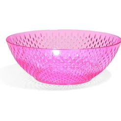 Gifi Saladier en plastique rose effet martelé| Vaisselle Et Accessoires De Table