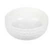 Gifi Saladier en porcelaine design martelé blanc| Vaisselle Et Accessoires De Table