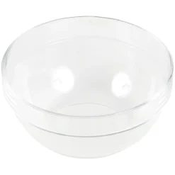 Gifi Saladier en verre avec couvercle blanc 1,8 L| Vaisselle Et Accessoires De Table