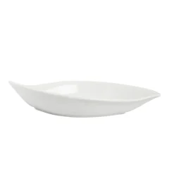 Vaisselle Et Accessoires De Table<Gifi Saladier forme feuille porcelaine uni blanc
