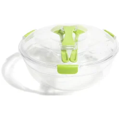 Vaisselle Et Accessoires De Table<Gifi Saladier fraîcheur multicompartiments transparent et vert