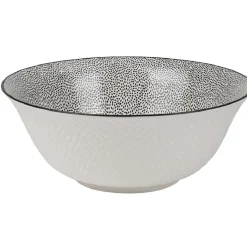 Vaisselle Et Accessoires De Table<Gifi Saladier Helsinki décor noir blanc