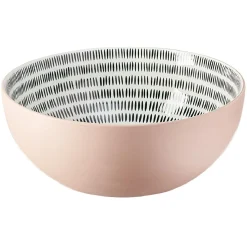 Gifi Saladier motif géométrique en céramique| Vaisselle Et Accessoires De Table