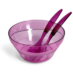 Vaisselle Et Accessoires De Table<Gifi Saladier plastique Ø25cm avec couverts à salade - 3 modèles