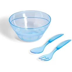 Vaisselle Et Accessoires De Table<Gifi Saladier plastique Ø25cm avec couverts à salade - 3 modèles