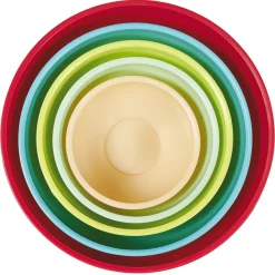 Gifi Saladier plastique multicolore x5| Vaisselle Et Accessoires De Table