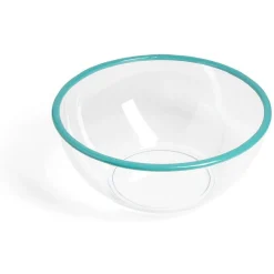 Vaisselle Et Accessoires De Table<Gifi Saladier plastique transparent bordure colorée Ø28xH12cm - 3 coloris