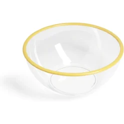 Vaisselle Et Accessoires De Table<Gifi Saladier plastique transparent bordure colorée Ø28xH12cm - 3 coloris