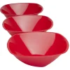 Gifi Saladier rouge réutilisable x3| Vaisselle Et Accessoires De Table