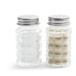 Conservation Alimentaire<Gifi Salière et poivrière de table en verre et inox 50ml