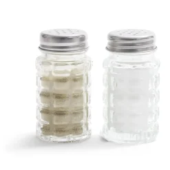 Conservation Alimentaire<Gifi Salière et poivrière de table en verre et inox 50ml