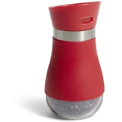 Vaisselle Et Accessoires De Table<Gifi Salière et poivrière 130ml verre et plastique rouge
