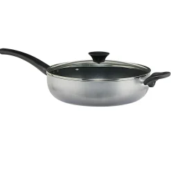 Cuisson<Gifi Sauteuse aluminium anti adhérente grise Ø 28