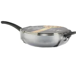 Cuisson<Gifi Sauteuse aluminium anti adhérente grise Ø 28