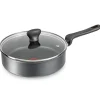 Cuisson<Gifi Sauteuse Tefal Simplissima noire ø 24 cm