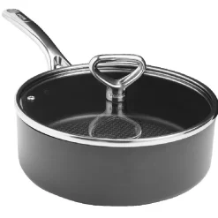 Cuisson<Gifi Sauteuse Téfal Reserve Collection tous feux couvercle verre