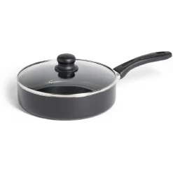 Cuisson<Gifi Sauteuse tous feux sauf induction aluminium noir Ø24cm