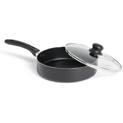 Cuisson<Gifi Sauteuse tous feux sauf induction aluminium noir Ø24cm