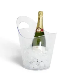 Gifi Seau à glaces 5L plastique transparent| Vaisselle Et Accessoires De Table