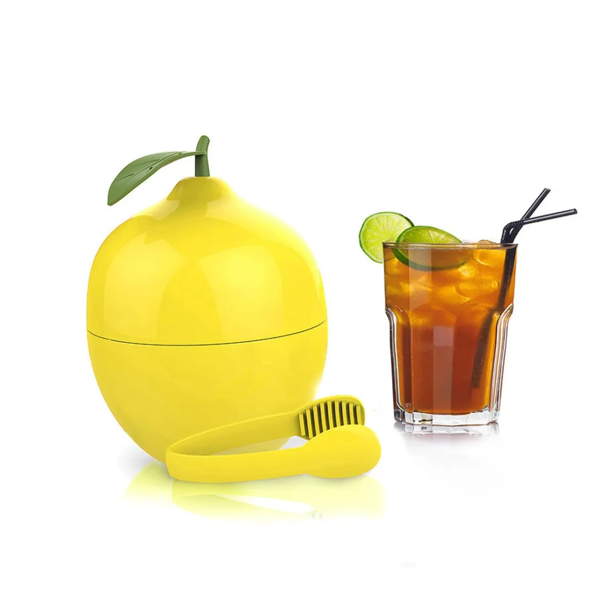 Vaisselle Et Accessoires De Table<Gifi Seau à glacons forme citron jaune avec pince