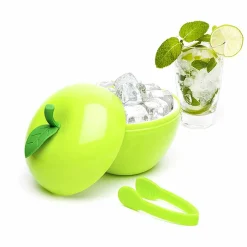 Vaisselle Et Accessoires De Table<Gifi Seau à glacons forme pomme verte avec pince