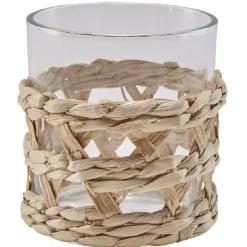 Vaisselle Et Accessoires De Table<Gifi Service à boisson verre osier tressé naturel