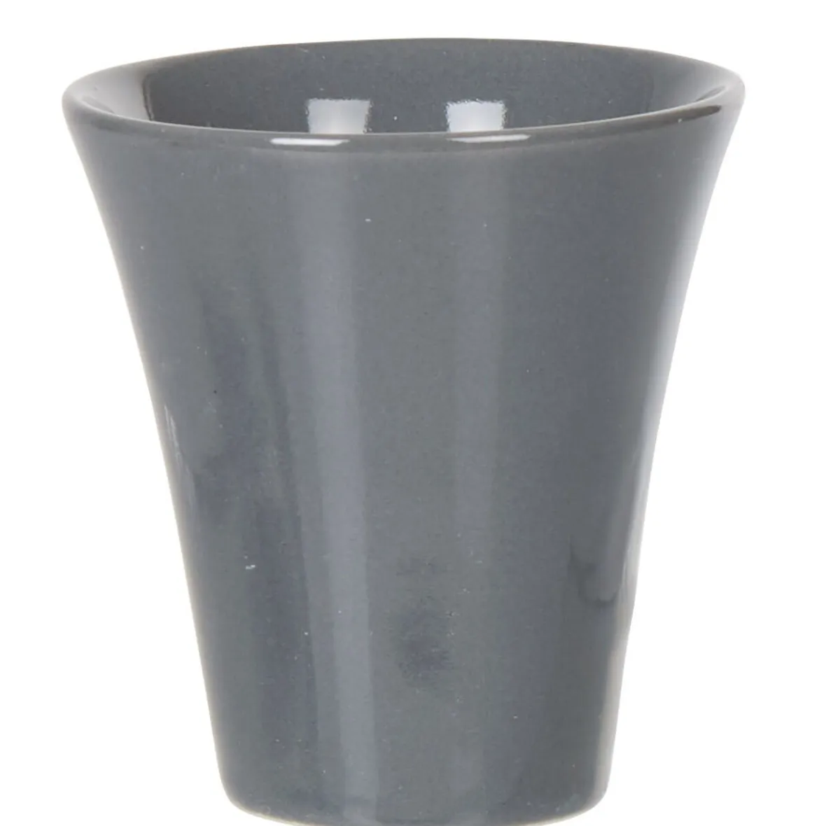 Vaisselle Et Accessoires De Table<Gifi Service à café faïence ardoise gris blanc 6 personnes