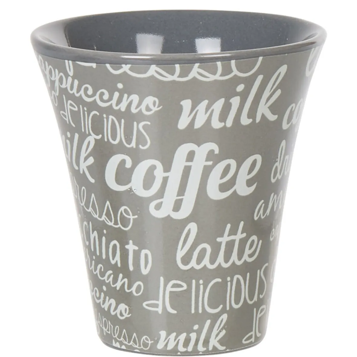 Vaisselle Et Accessoires De Table<Gifi Service à café faïence ardoise gris blanc 6 personnes