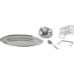 Gifi Service à foie gras 5 pièces| Vaisselle Et Accessoires De Table