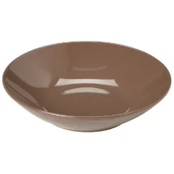 Gifi Service à vaisselle marron en faïence 18 pièces| Vaisselle Et Accessoires De Table