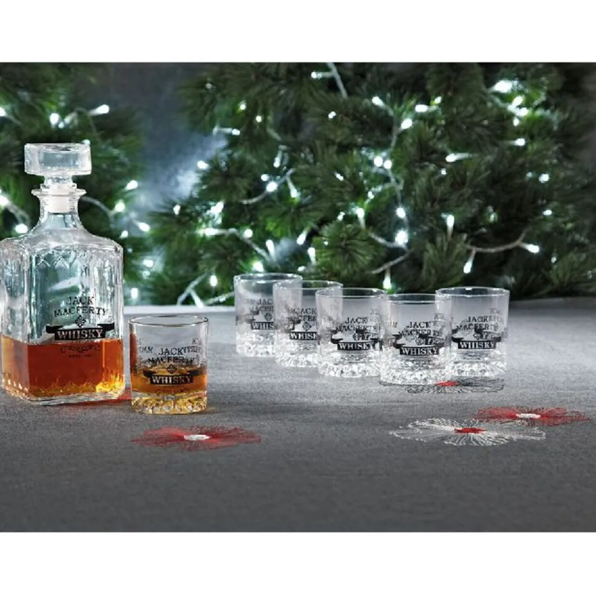Gifi Service à Whisky| Vaisselle Et Accessoires De Table