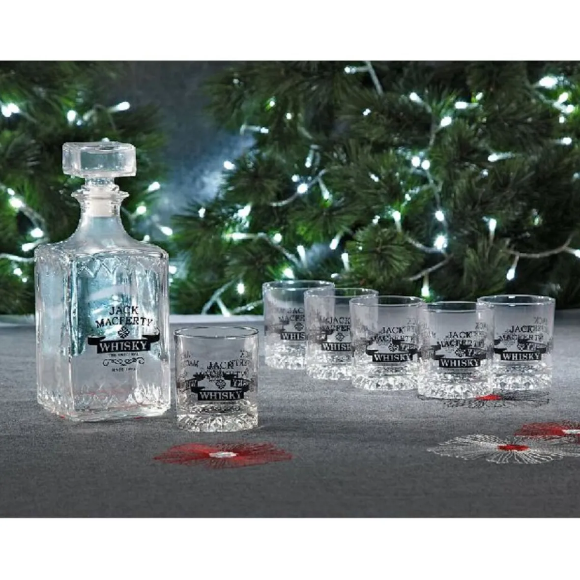 Gifi Service à Whisky| Vaisselle Et Accessoires De Table