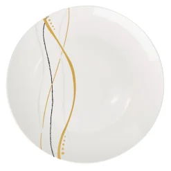 Vaisselle Et Accessoires De Table<Gifi Service de table motif doré argenté pour 6 personnes
