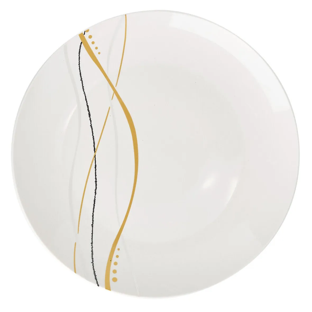 Vaisselle Et Accessoires De Table<Gifi Service de table motif doré argenté pour 6 personnes