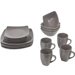 Vaisselle Et Accessoires De Table<Gifi Service vaisselle 16 pièces gris