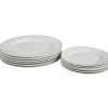 Vaisselle Et Accessoires De Table<Gifi Service vaisselle 12 pièces blanc décor filet doré