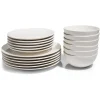 Gifi Service vaisselle blanc 18pcs| Vaisselle Et Accessoires De Table