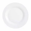 Gifi Service vaisselle Luminarc lot de 12 assiettes plates rondes uni blanc| Vaisselle Et Accessoires De Table