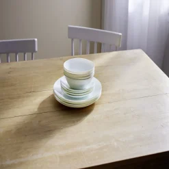 Gifi Service vaisselle opale 12 pièces| Vaisselle Et Accessoires De Table