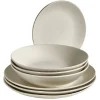 Gifi Service vaisselle porcelaine blanc 18 pièces| Vaisselle Et Accessoires De Table