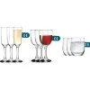 Gifi Service verre à pied 18 pièces| Vaisselle Et Accessoires De Table