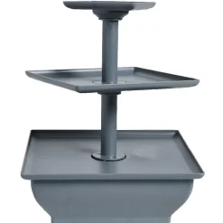 Gifi Serviteur 3 niveaux gris anthracite| Vaisselle Et Accessoires De Table