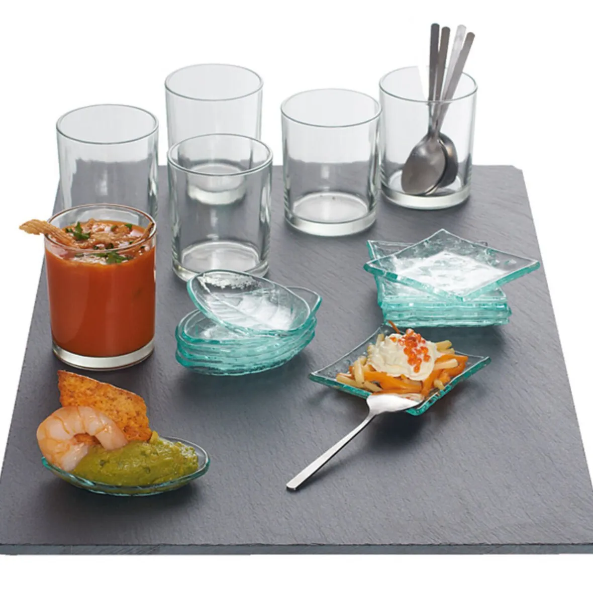 Gifi Set apéritif 25 pièces| Vaisselle Et Accessoires De Table
