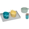Gifi Set apéritif 10 pièces : 1 planche + 3 coupelles + 6 pics| Vaisselle Et Accessoires De Table